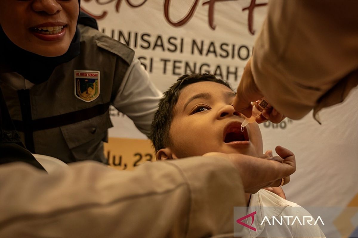 Dinkes Sulteng: Sebanyak 291.542 anak telah terima vaksin pada PIN Polio