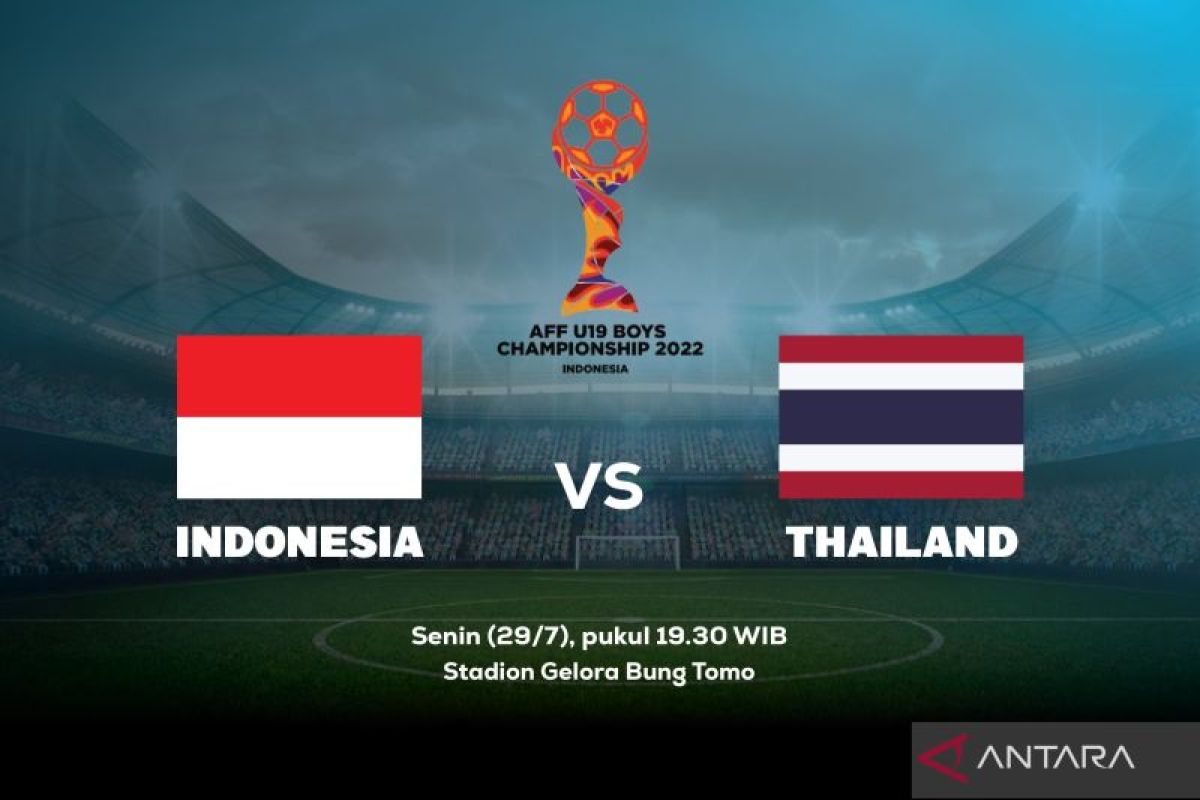 Prediksi Indonesia vs Thailand U-19 final Piala AFF, skor, head to head, susunan pemain