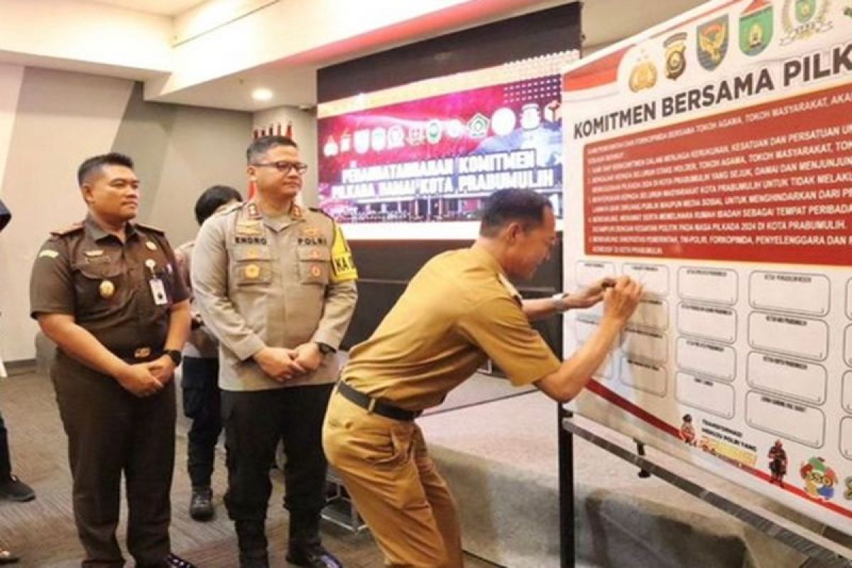 Semua elemen masyarakat Prabumulih deklarasikan Pilkada Damai