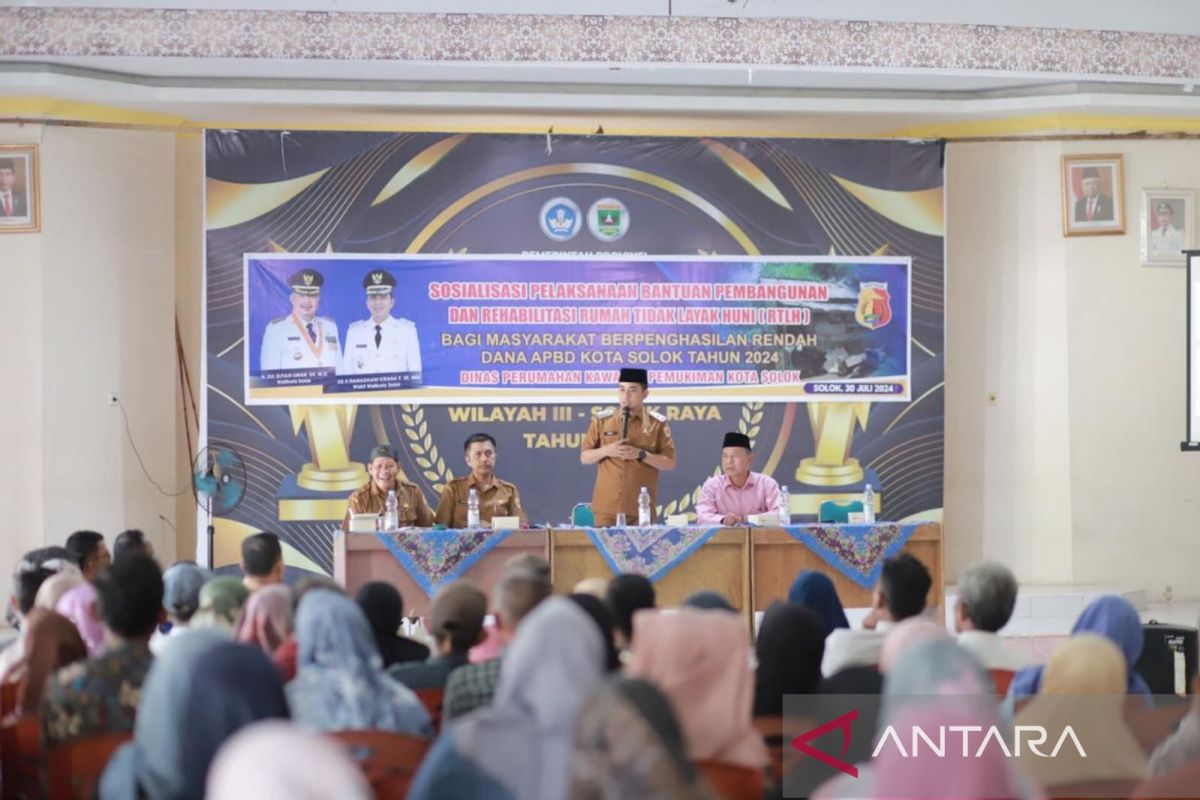 Pemkot Solok upayakan program bedah rumah pada tahun 2024