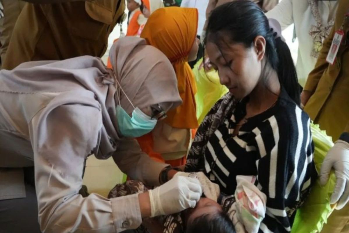 Sasaran PIN polio di Lamandau capai 14.185 anak