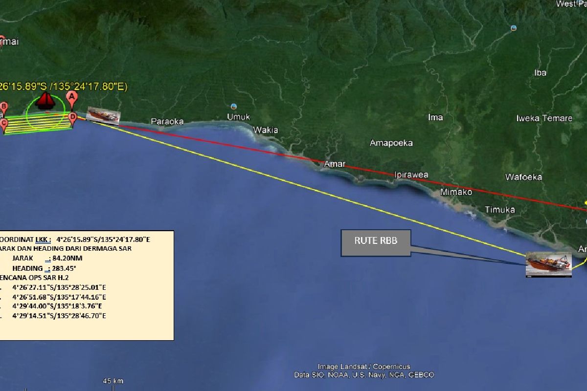 SAR  Timika: Kecelakaan perahu terbalik di Potowaiburu, tiga penumpang meninggal