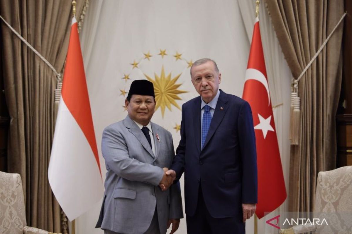 Bertemu Erdogan, Menhan Prabowo Subianto tekankan Turki mitra strategis RI