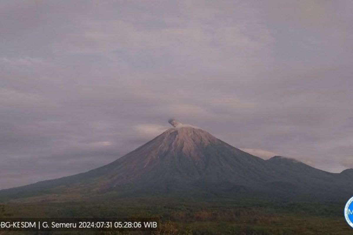 Penduduk diminta waspada, Gunung Semeru erupsi tinggi