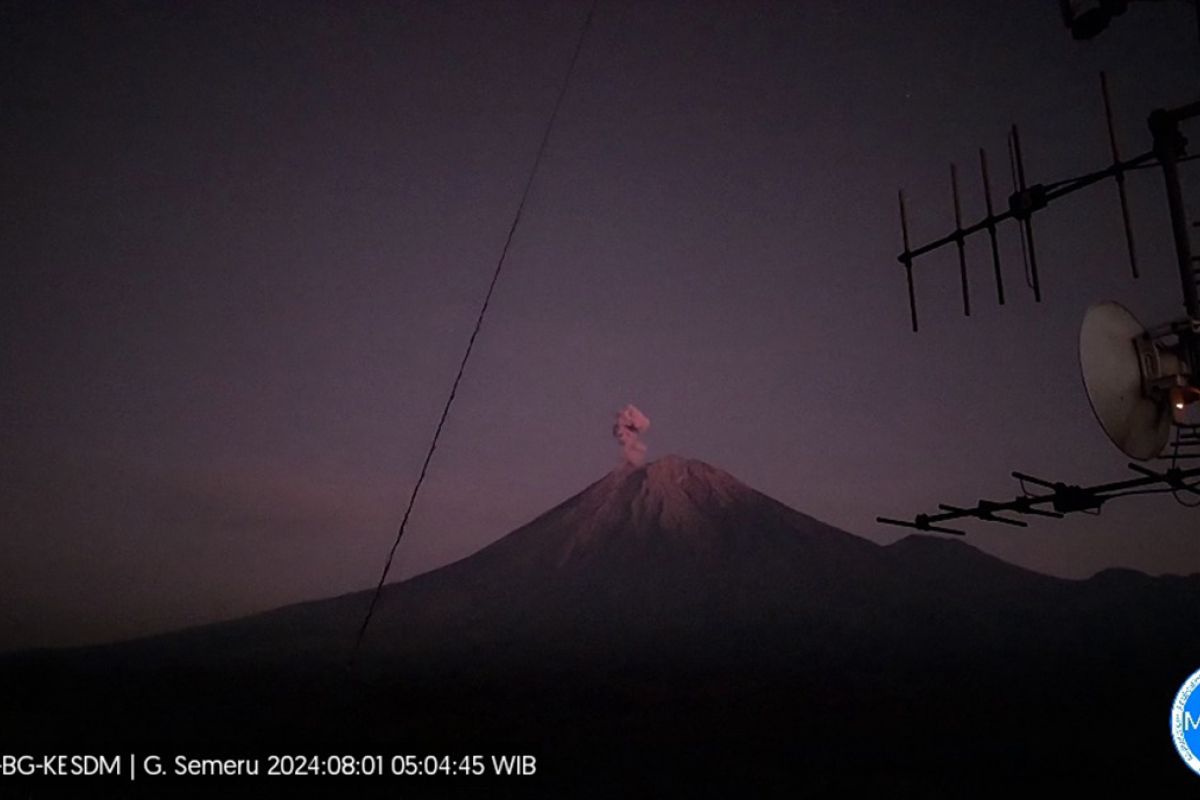 Gunung Semeru erupsi, penduduk harus waspada