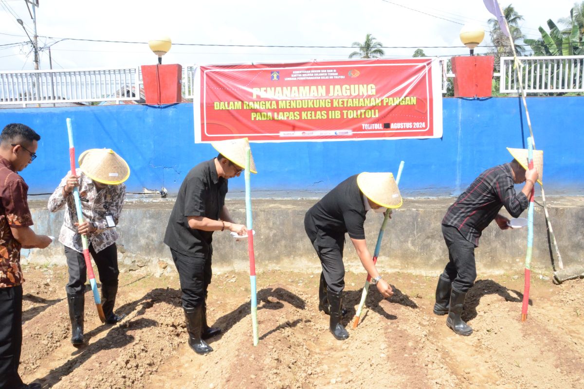 Lapas Toli-toli dukung ketahanan pangan lewat penanaman jagung