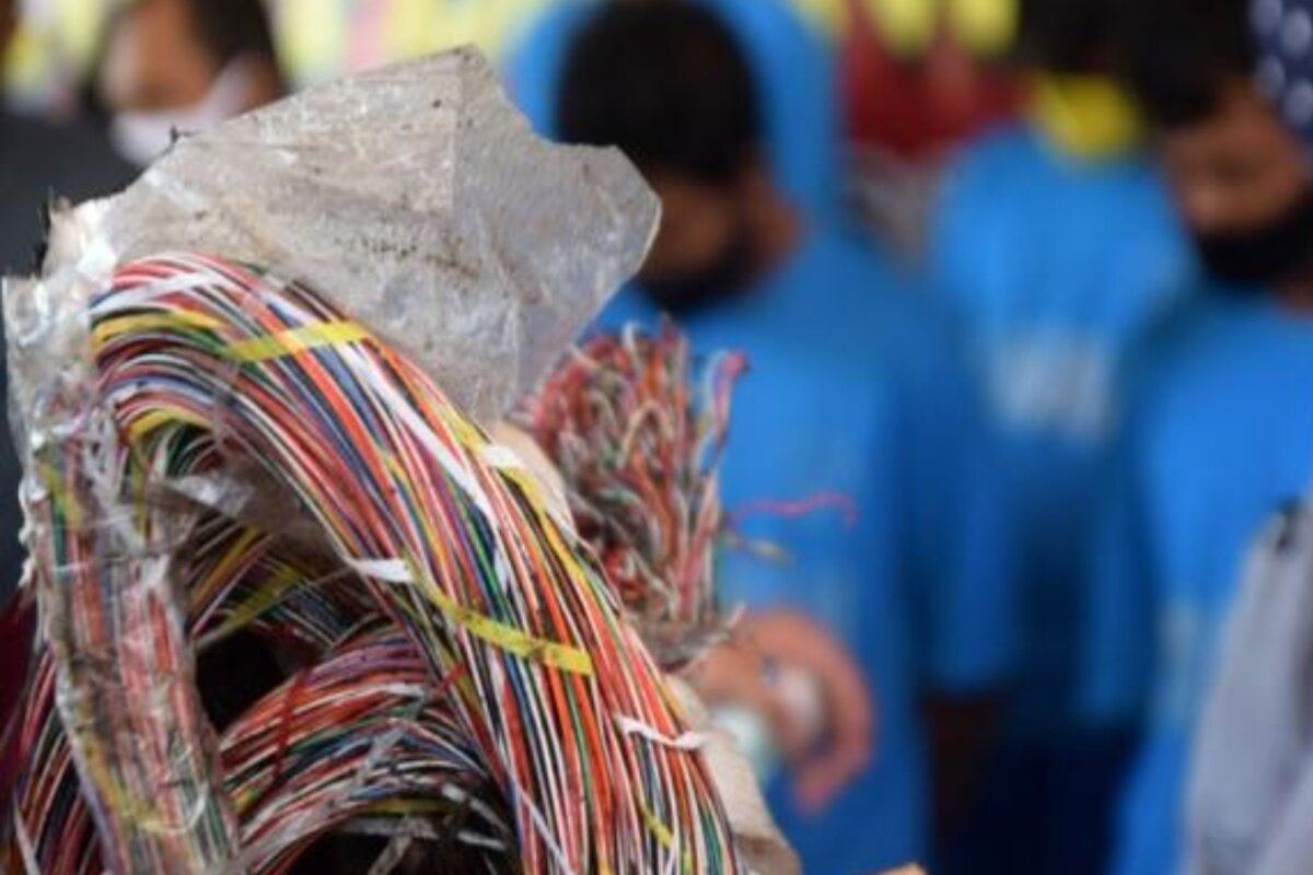 Polisi tangkap dua pelaku pencuri kabel milik ASDP di pelabuhan Bakauheni