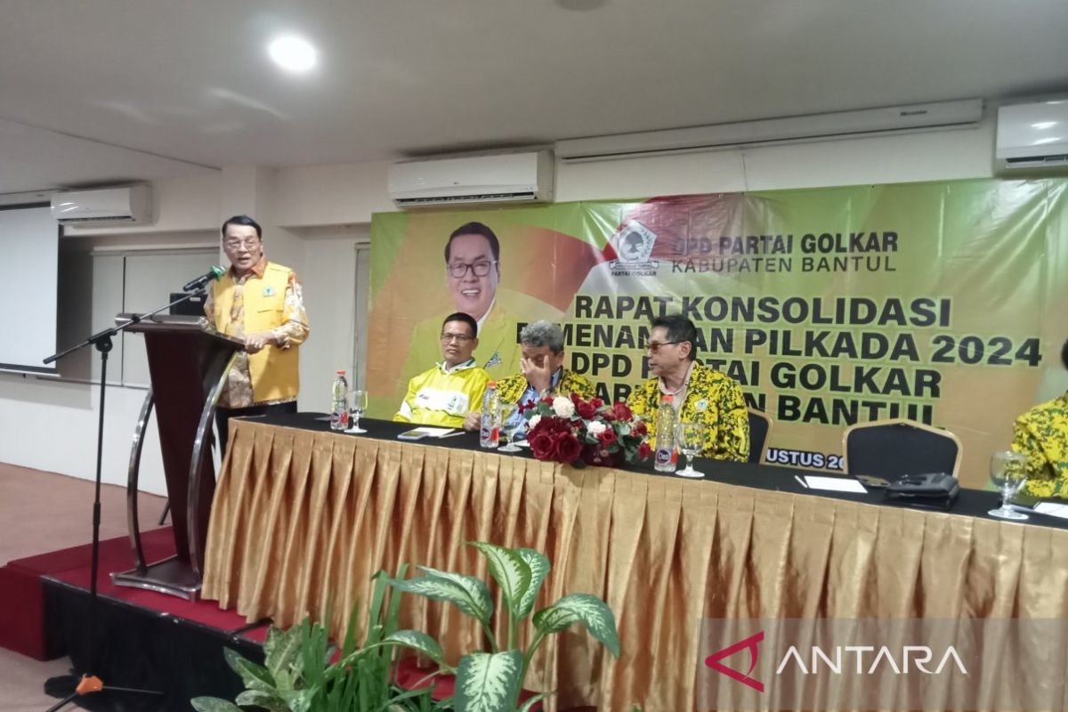 DPD Golkar Bantul gelar rapat konsolidasi untuk pemenangan Pilkada 2024