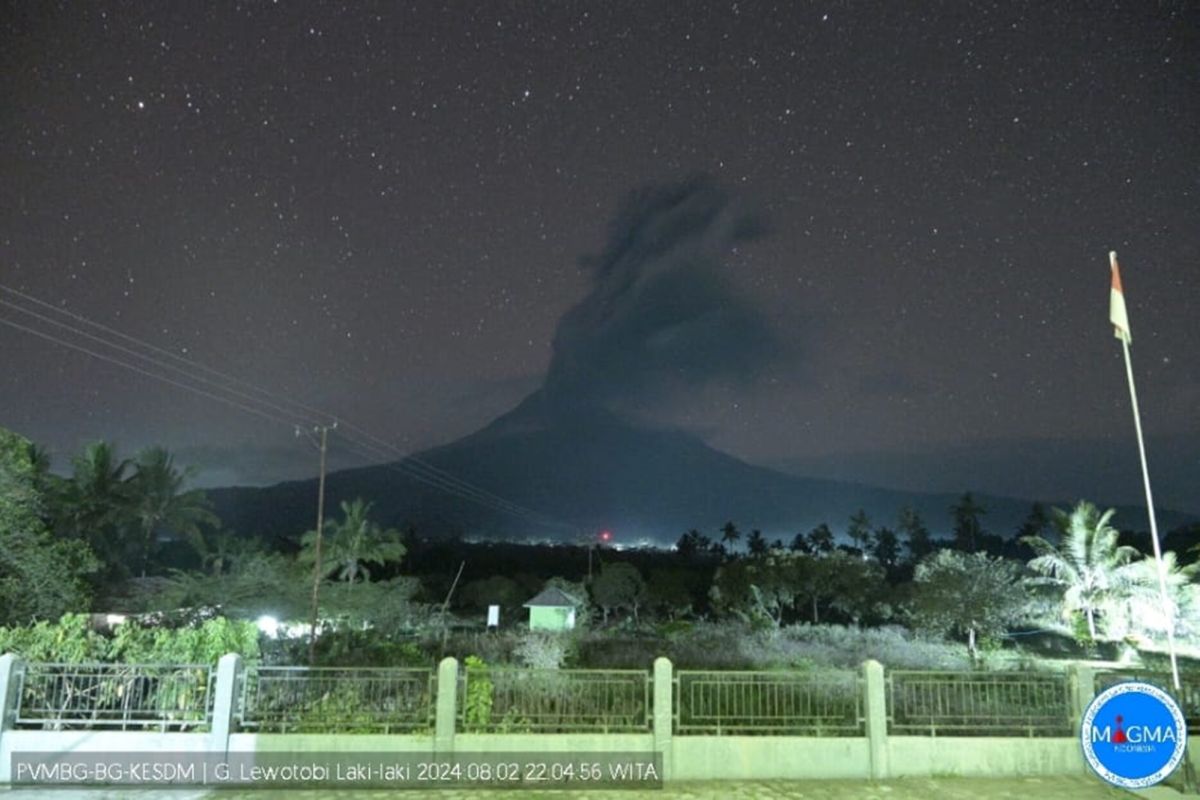 Badan Geologi: Suplai magma cukup tinggi di Gunung Lewotobi