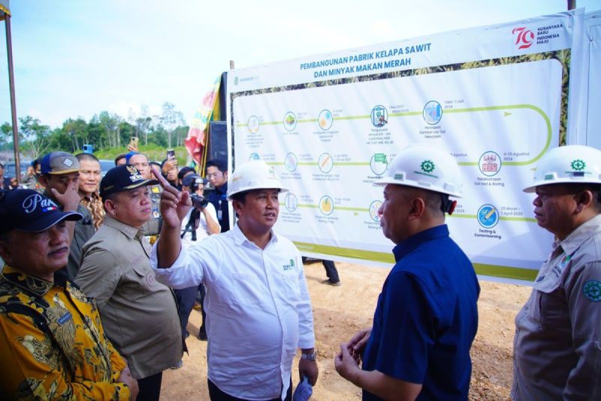 Menteri Koperasi UKM resmikan pabrik minyak makan merah di Muba