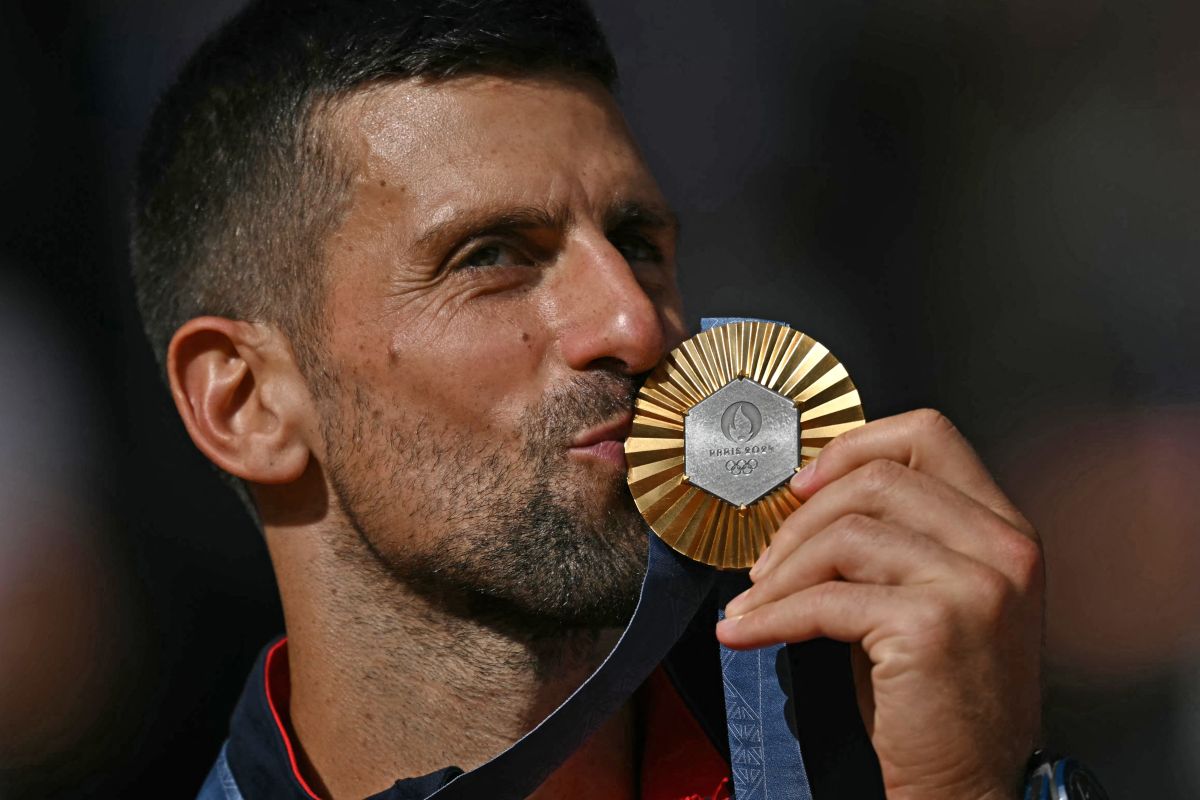 Novak Djokovic raih medali emas cabang tenis Olimpiade Paris