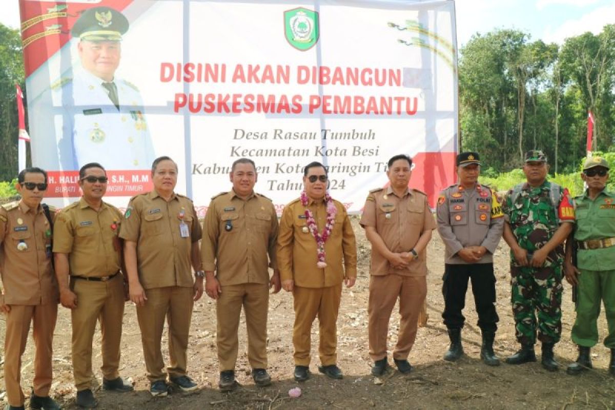 Bupati Kotim apresiasi Kades Rasau Tumbuh hibahkan tanah pembangunan pustu