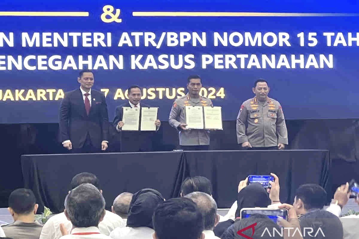 ATR/BPN dan Polri kerja sama berantas mafia tanah