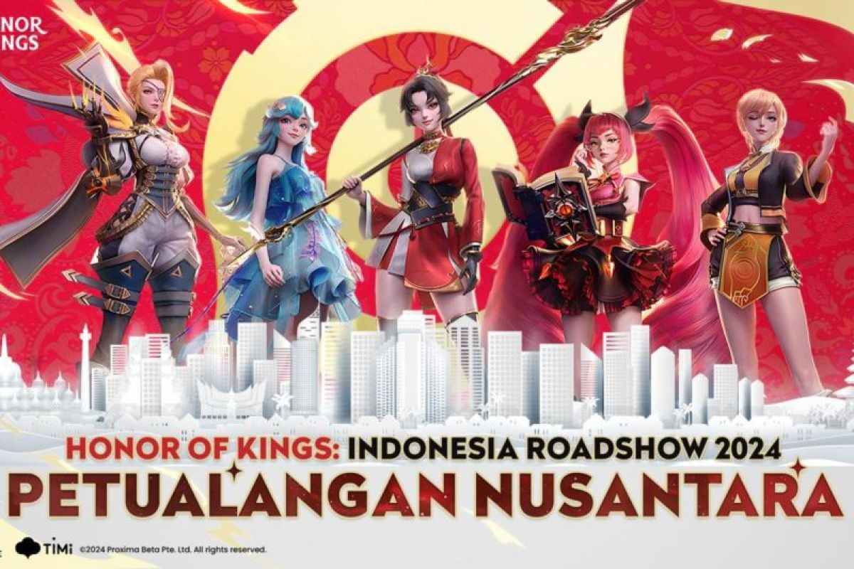 "Honor of Kings: Indonesia Roadshow 2024" geber 12 kota di tanah air