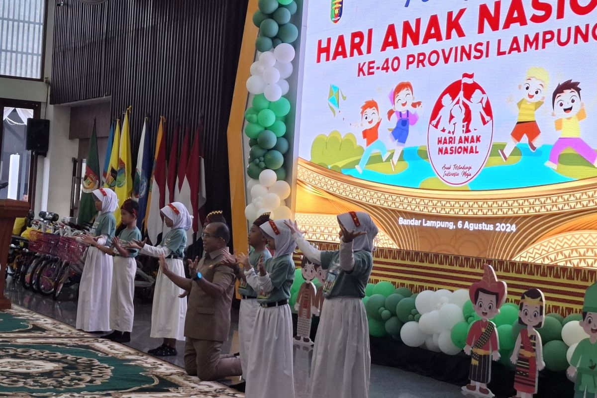 Pj Gubernur Lampung minta tingkatkan perlindungan bagi anak di daerah