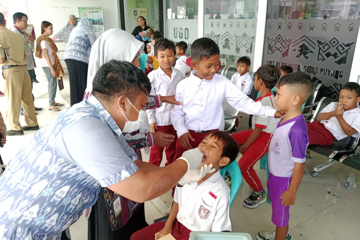 PIN Polio di Lombok Tengah capai 95,9 persen