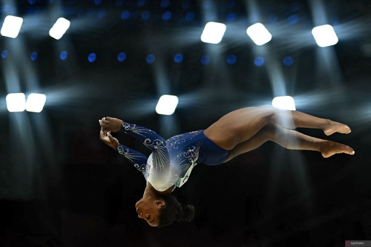 Pesenam Simone Biles lega bisa persembahkan medali emas