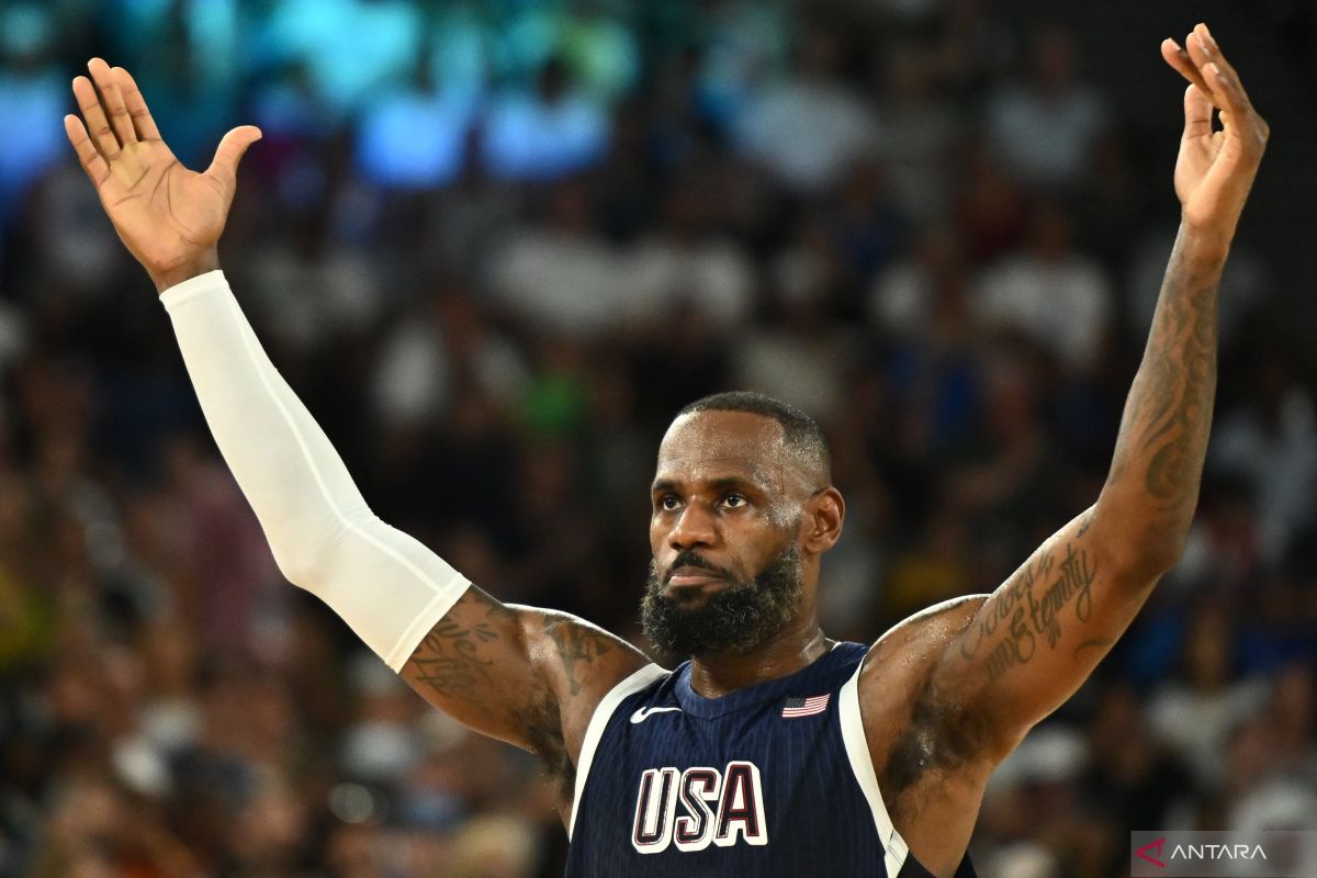 LeBron James bertekad bawa AS di final Basket Olimpiade Paris