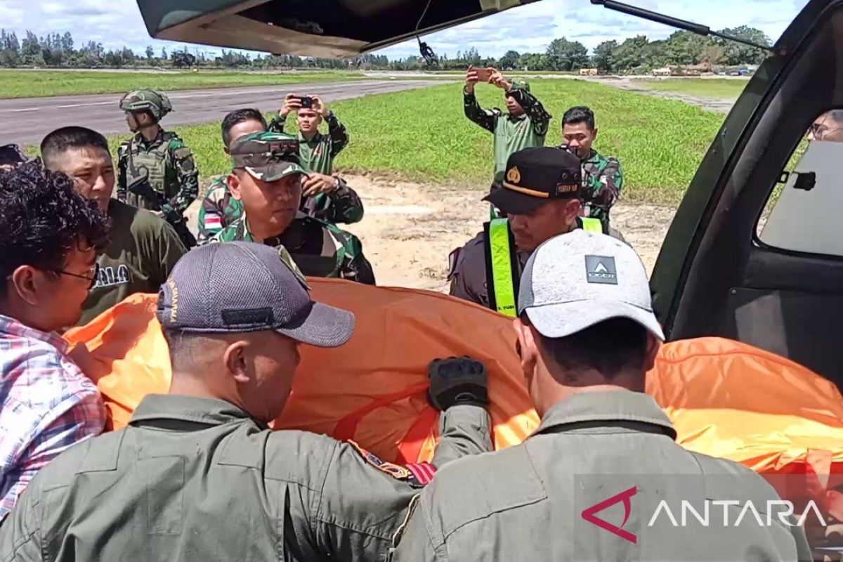 Kondisi Helikopter IWN MD 500 ER PK masih utuh usai pilot dibunuh OPM di Mimika, Papua Tengah