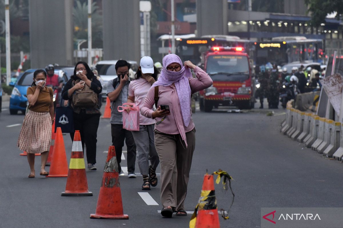 Kebocoran gas di Setiabudi Jaksel akibat proyek galian saluran air