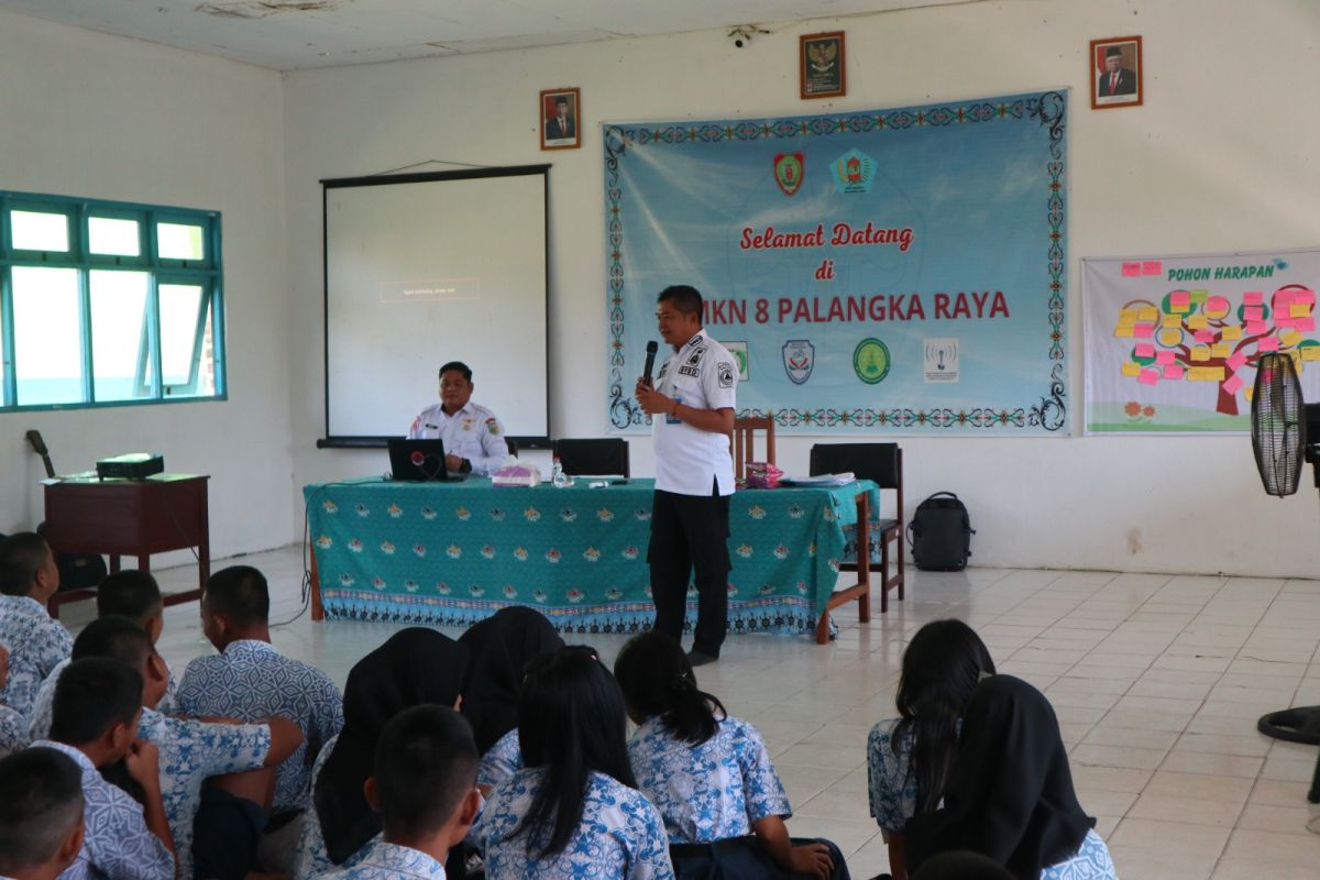 BPBD Palangka Raya sambangi sekolah untuk sosialisasikan mitigasi bencana