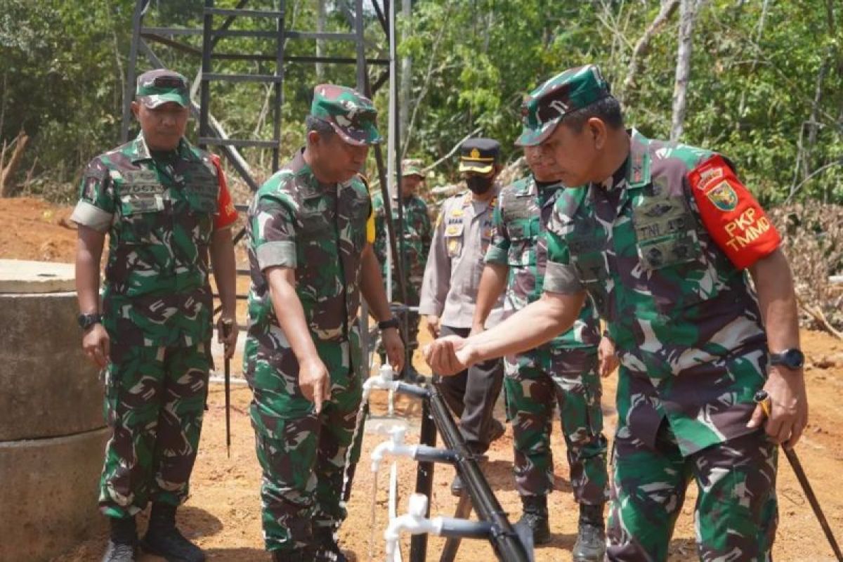 Tim Wasev TMMD tinjau kegiatan TMMD ke-121 di Muarojambi