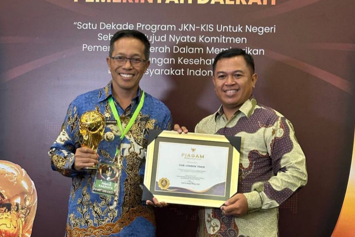 Lombok Timur terima UHC Award 2024