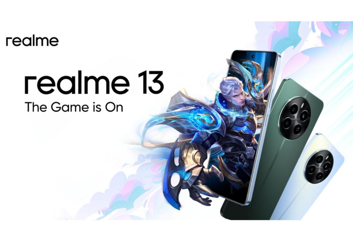 Ponsel realme 13 "gaming" dilego di Indonesia