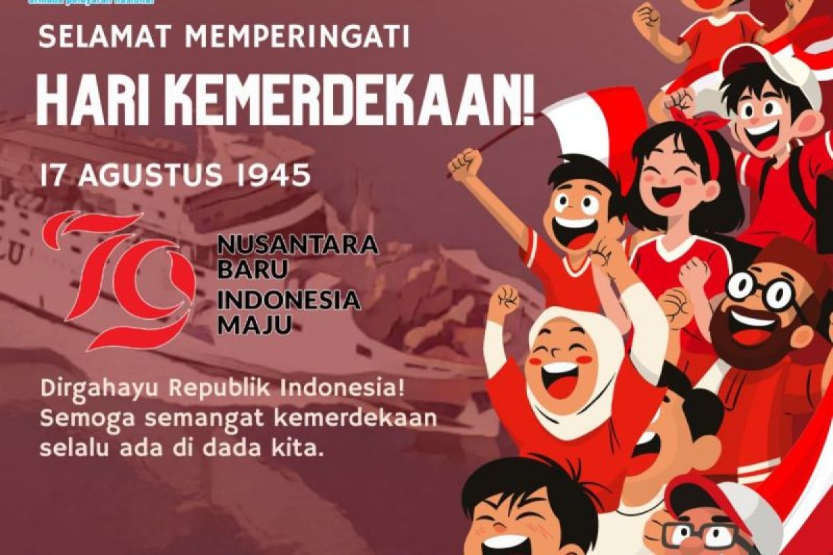 Tradisi meriahkan hari kemerdekaan RI di indonesia 79 Tahun, Nusantara baru Indonesia maju dharma lautan utama transportasi laut anda yang "Nyaman, Aman, Sehat & Menyengakan"