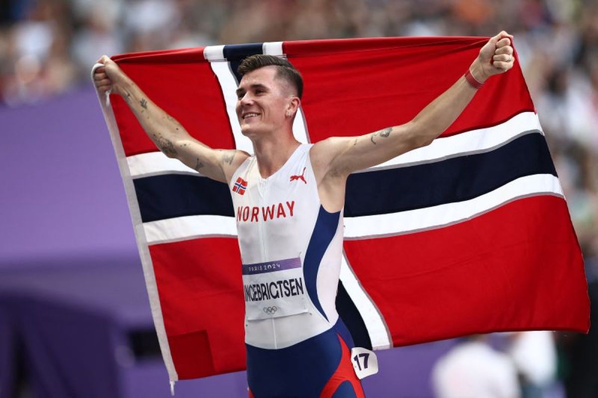 Juara dunia Jakob Ingebrigtsen rajai lari 5.000 meter putra