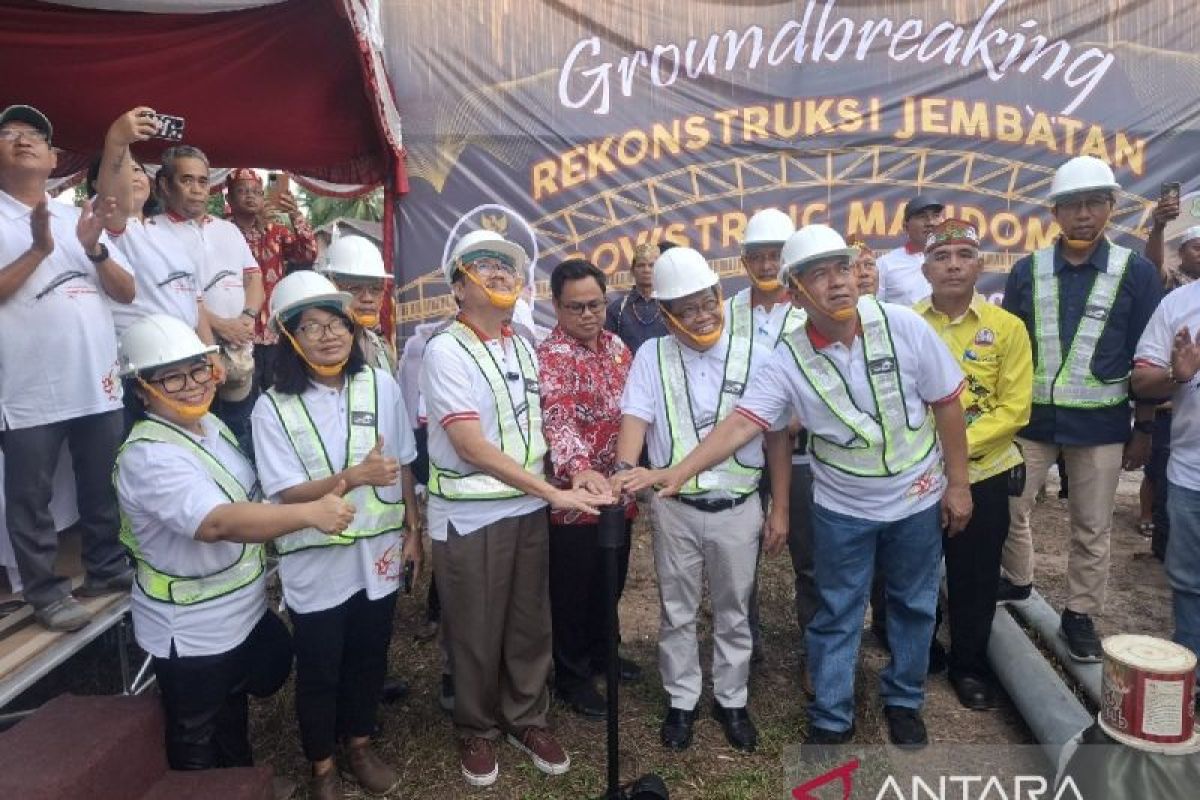 Teras Narang apresiasi dimulainya rekonstruksi jembatan bowstring Mandomai