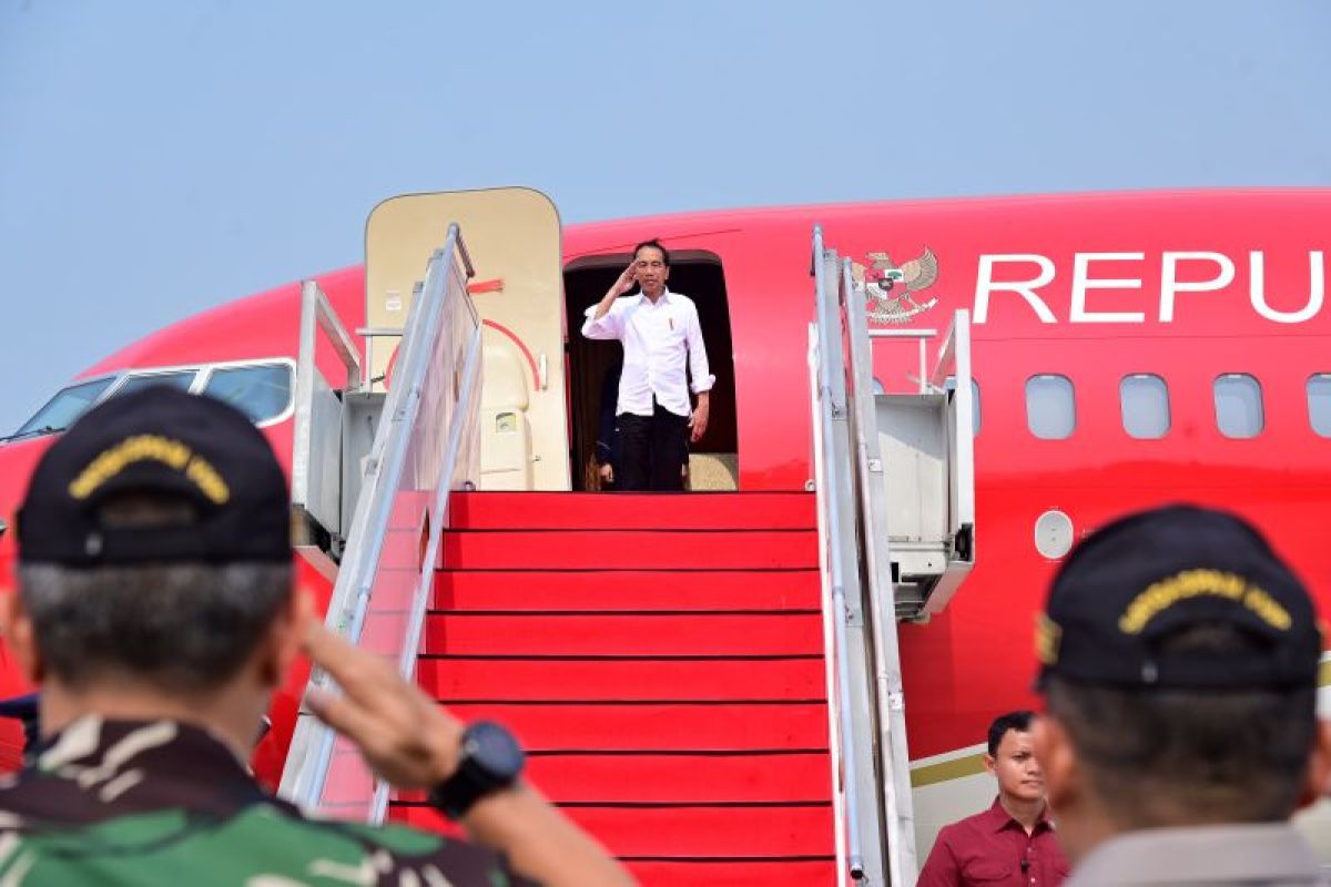 Presiden Jokowi ke IKN lakukan sidang kabinet paripurna dan groundbreaking