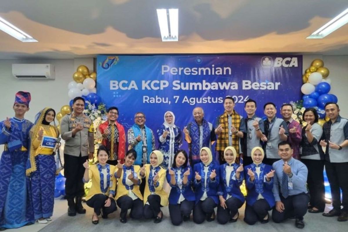 Dukung pertumbuhan ekonomi lokal, BCA resmikan KCP Sumbawa Besar