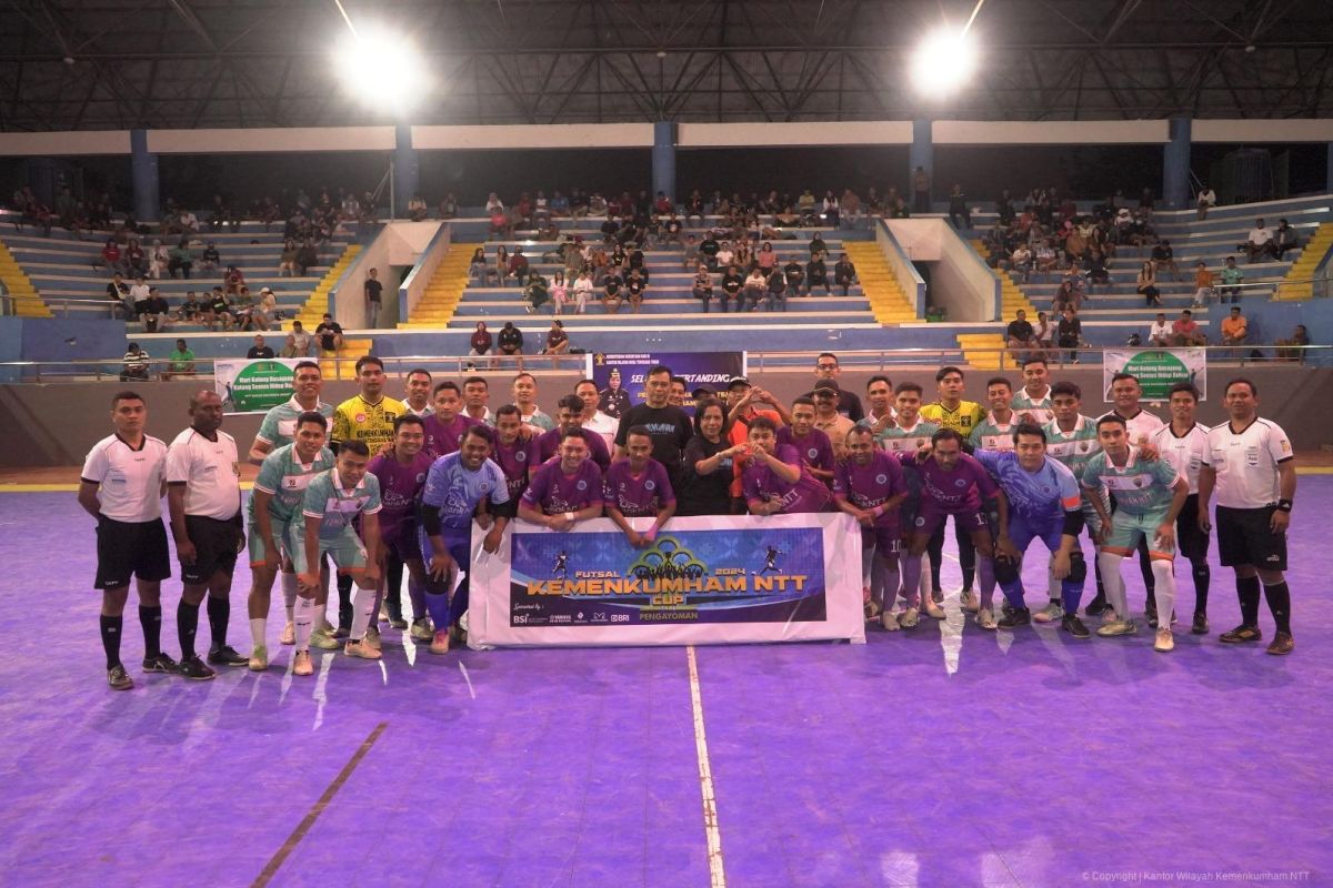 Kanwil Kemenkumham NTT gelar turnamen futsal meriahkan Hari Pengayoman