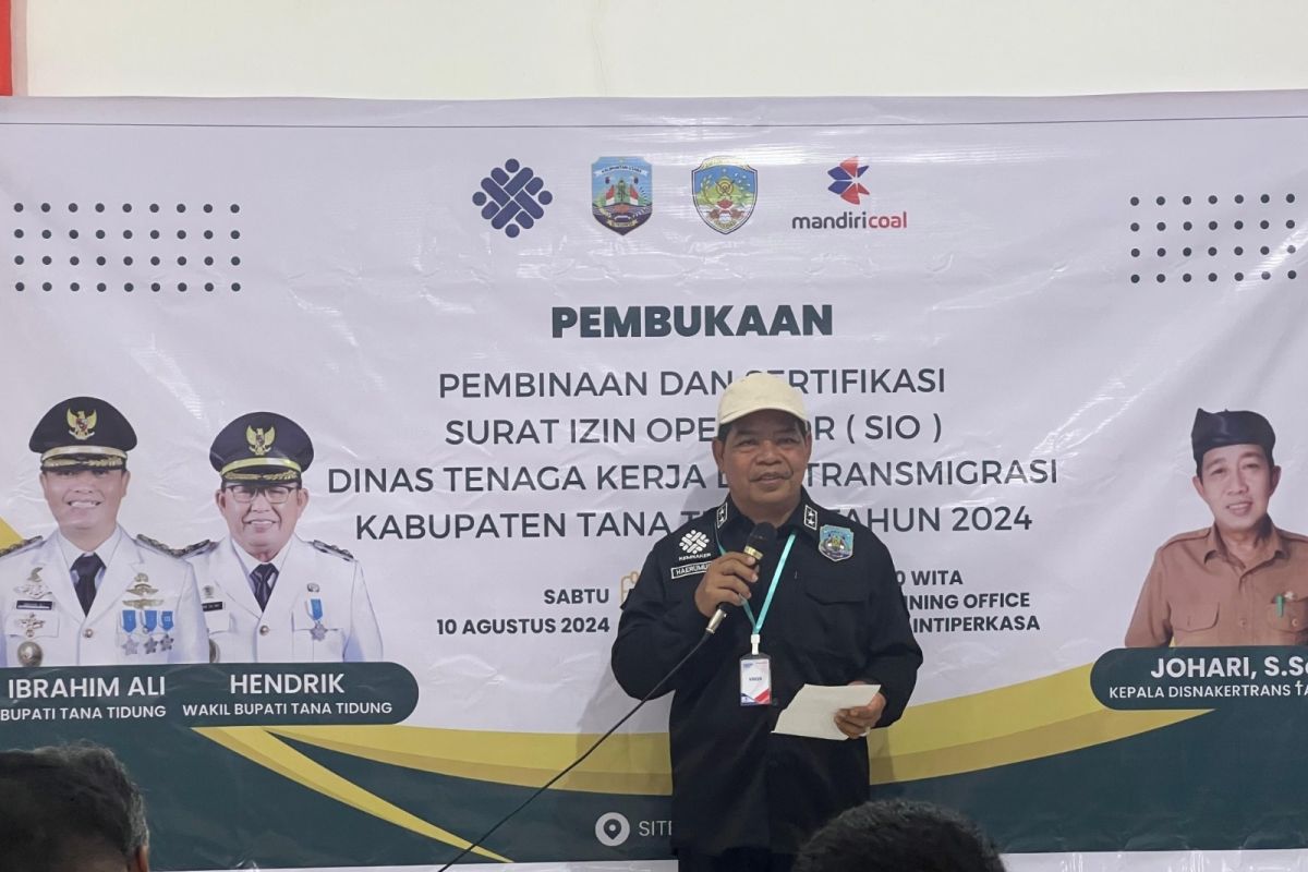 Gelar Pembinaan dan Sertifikasi SIO Alat Berat