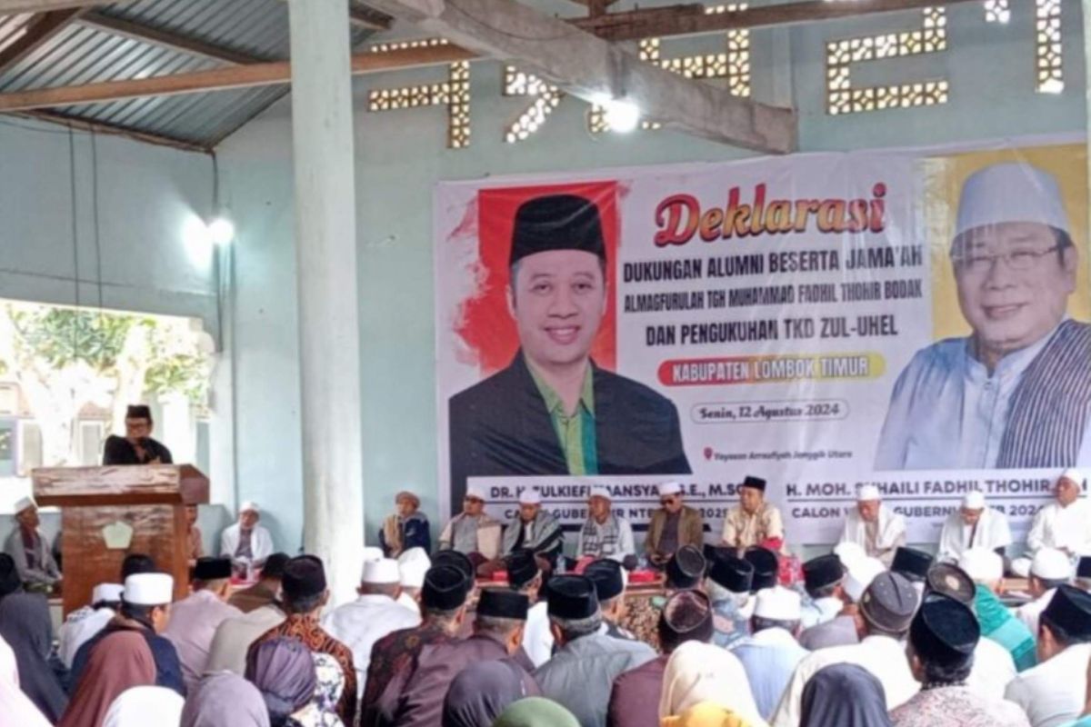 Ribuan alumni pondok pesantren dukung calon Gubernur NTB peduli pendidikan