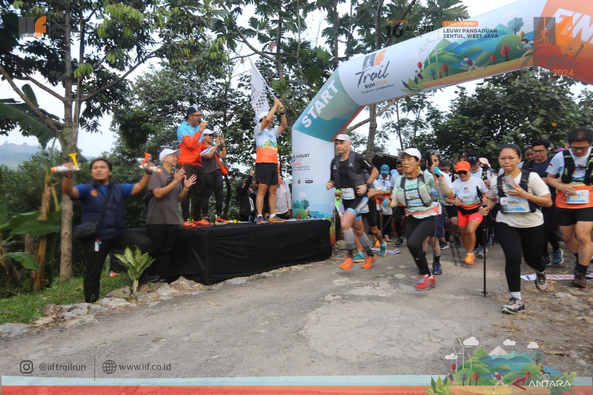 Lomba lari alam bebas IIF Trail Run 2024