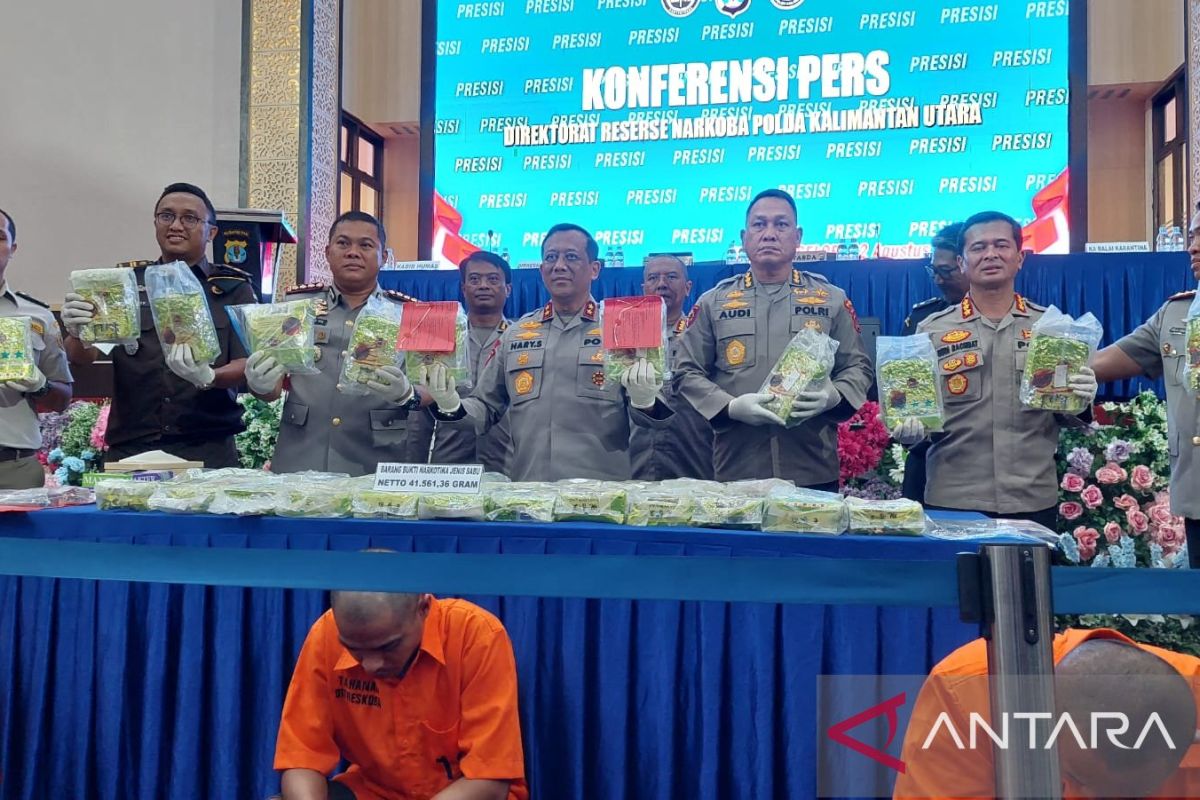 Polda Kaltara gagalkan peredaran  42 kg sabu di Bulungan