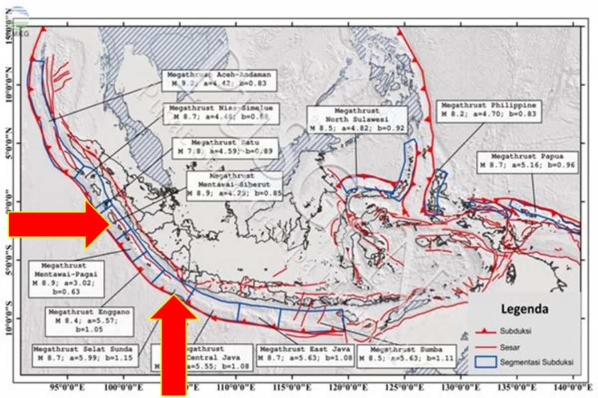 InaTEWS jadi andalan deteksi aktivitas bahaya megathrust