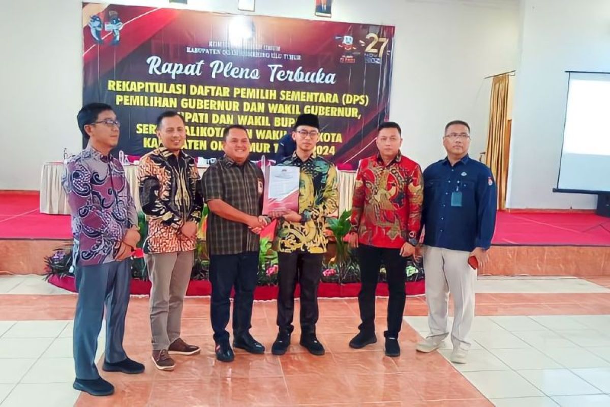 KPU OKU Timur tetapkan DPS Pilkada Serentak 2024 sebanyak  501.481 orang