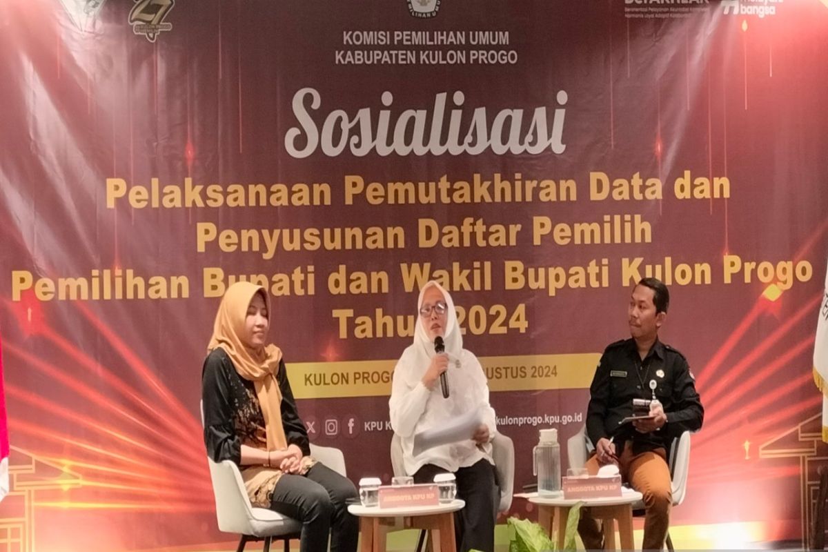 KPU Kulon Progo umumkan DPS Pilkada 2024 di medsos dan TPS