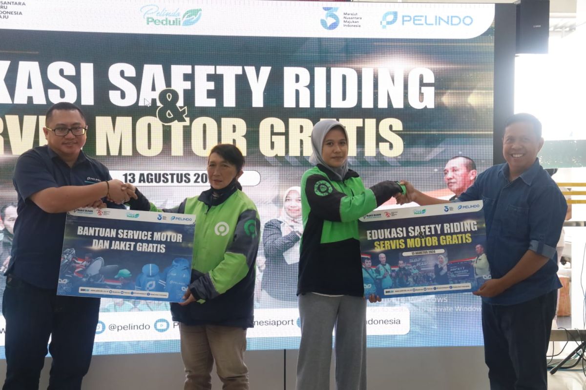 Pelindo Group Wilayah Makassar gelar "safety riding" meriahkan HUT RI