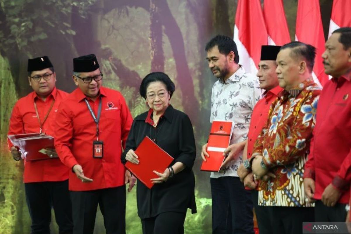 PDIP umumkan nama-nama calon bupati-wali kota pada Pilkada 2024