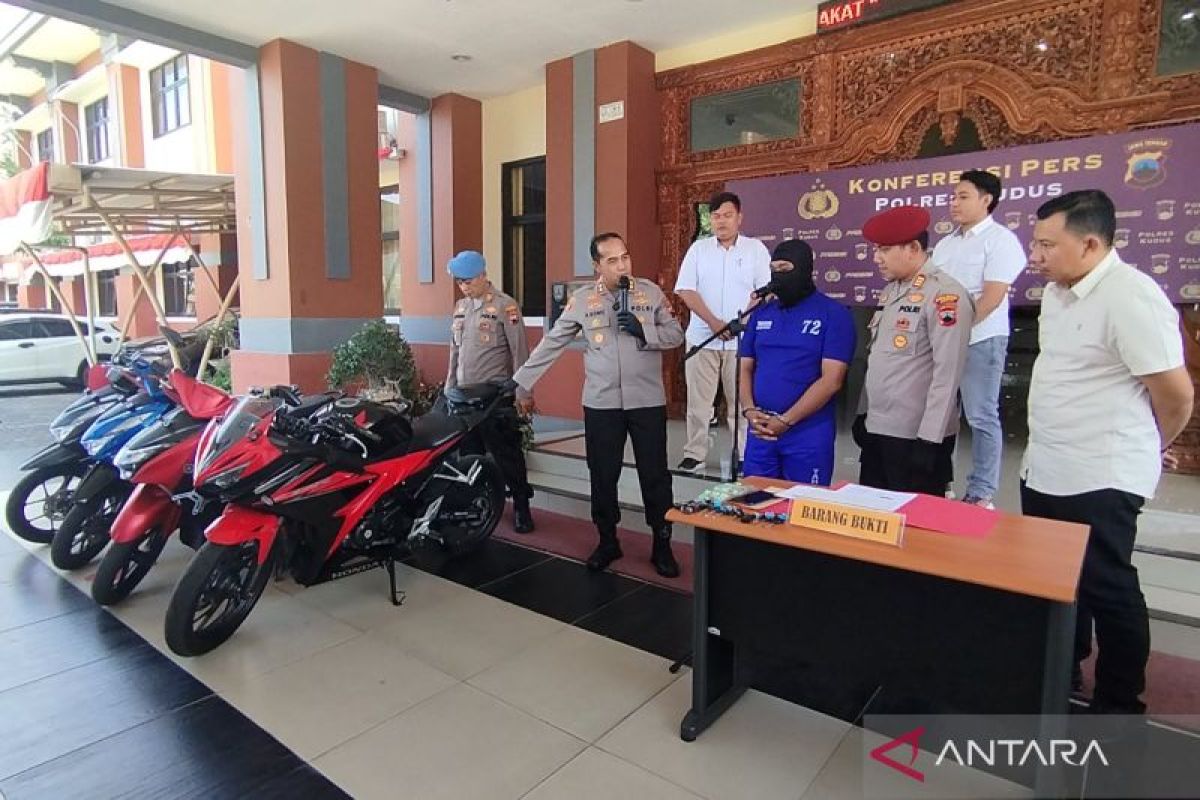 Polres Kudus ungkap penadah motor tanpa surat  lengkap