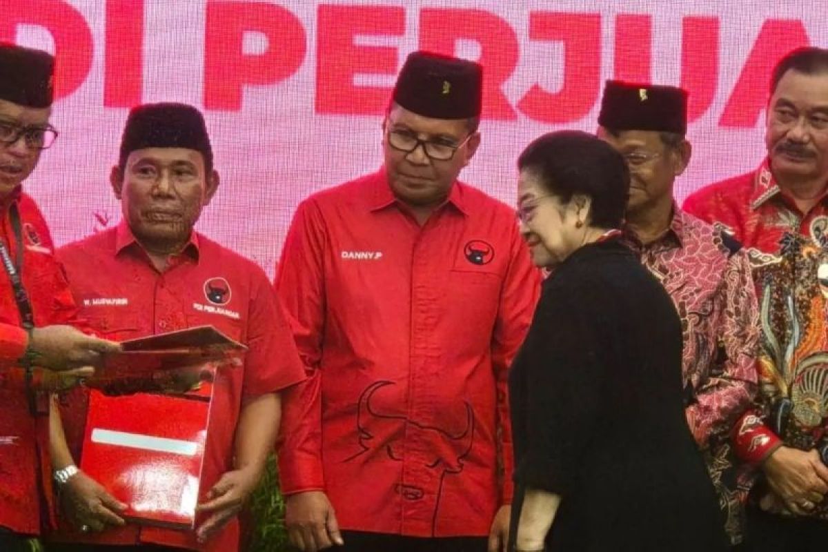 Megawati umumkan nama calon kepala daerah dari PDI Perjuangan