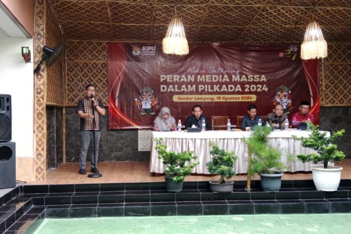 KPU Lampung: Peran media massa penting informasikan tahapan pilkada