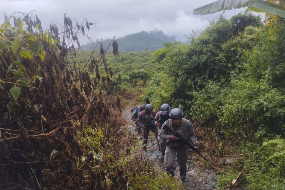 Polda Sulteng intensifkan patroli di wilayah pegunungan Poso jelang HUT RI