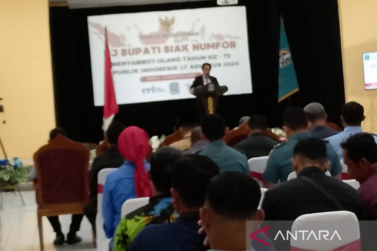 Pj Bupati Biak ajak warga maknai HUT RI dengan bangun daerah