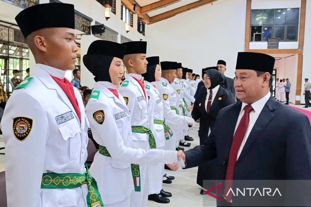 Bupati Kotim beri motivasi 71 anggota Paskibraka