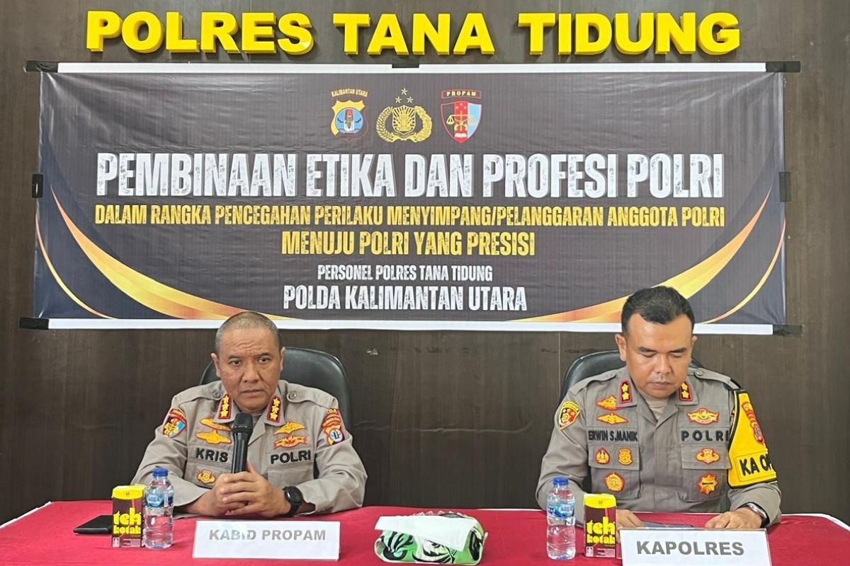 Polda Kaltara laksanakan Pembinaan Etika Profesi Dan Sosialisasi Larangan Bergaya Hidup Hedonisme